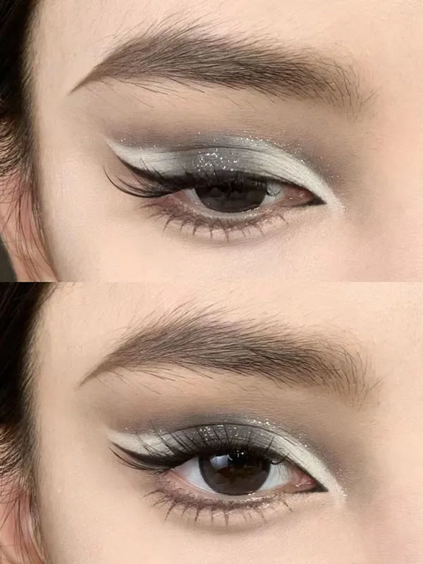 White eye shadow 26