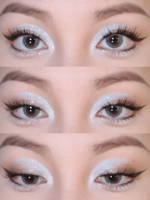 White eye shadow 3