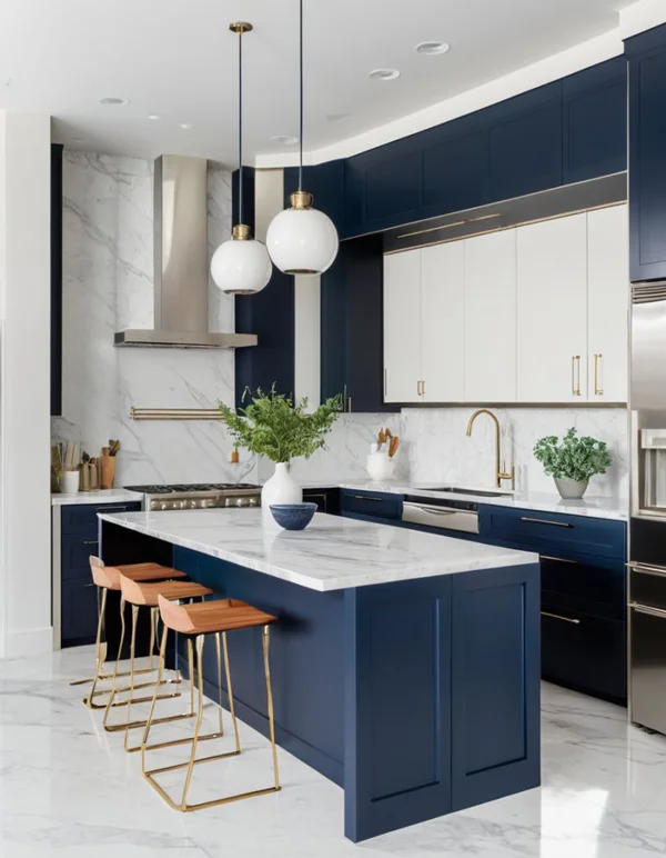 best color cabinet small kitchen 10