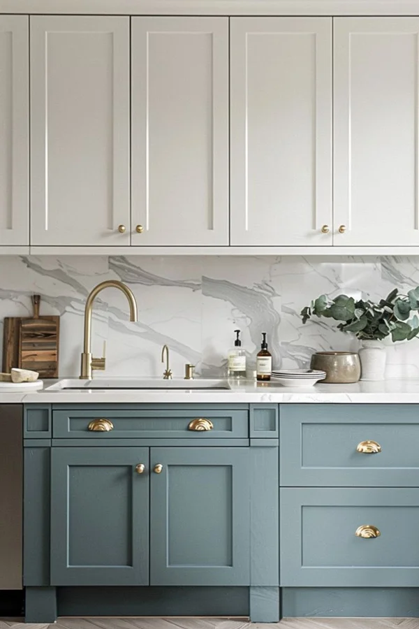best color cabinet small kitchen 25