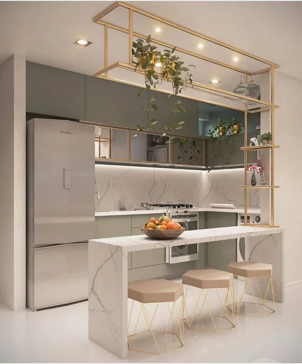 best color cabinet small kitchen 27