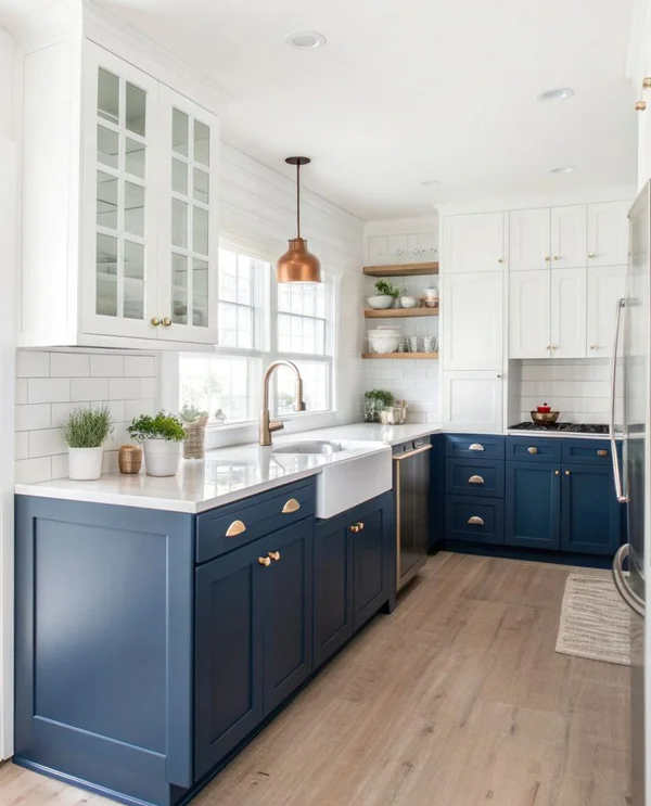 best color cabinet small kitchen 5