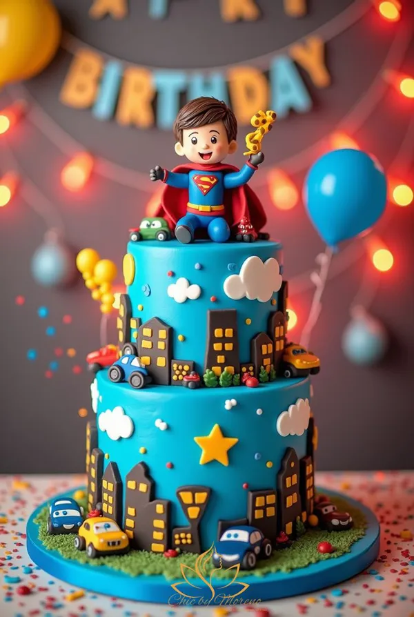 35 مدل کیک تولد پسرانه شیک؛ از انتخاب تا ایدههای خلاقانه 🎂✨ 26 boys birthday cake models diakoland photo 22