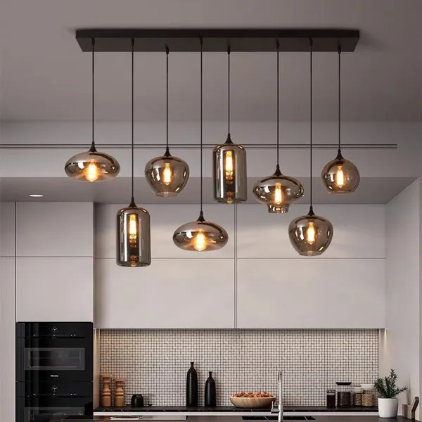 لوستر آشپزخانه چی بخریم؟ راهنمای انتخاب لوستر شیک و کاربردی + 35 ایده کیوت✨ 34 kitchen chandelier diakoland photo 2