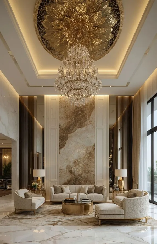 luxury living room ceiling diakoland photo 2