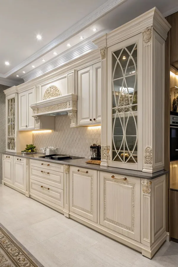35 مدل کابینت آشپزخانه مدرن و شیک؛ ایدههای لوکس و متفاوت برای خانههای امروزی! 15 modern stylish kitchen cabinets diakoland photo 14