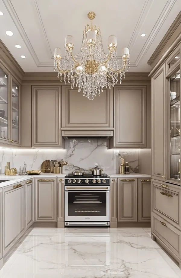 35 مدل کابینت آشپزخانه مدرن و شیک؛ ایدههای لوکس و متفاوت برای خانههای امروزی! 22 modern stylish kitchen cabinets diakoland photo 19