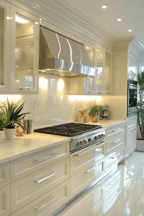 35 مدل کابینت آشپزخانه مدرن و شیک؛ ایدههای لوکس و متفاوت برای خانههای امروزی! 6 modern stylish kitchen cabinets diakoland photo 2