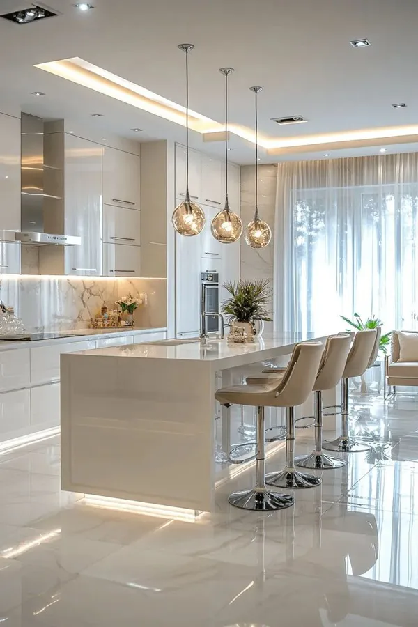 35 مدل کابینت آشپزخانه مدرن و شیک؛ ایدههای لوکس و متفاوت برای خانههای امروزی! 29 modern stylish kitchen cabinets diakoland photo 28