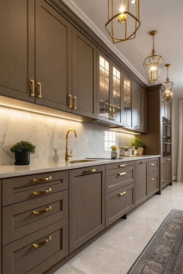 35 مدل کابینت آشپزخانه مدرن و شیک؛ ایدههای لوکس و متفاوت برای خانههای امروزی! 36 modern stylish kitchen cabinets diakoland photo 35