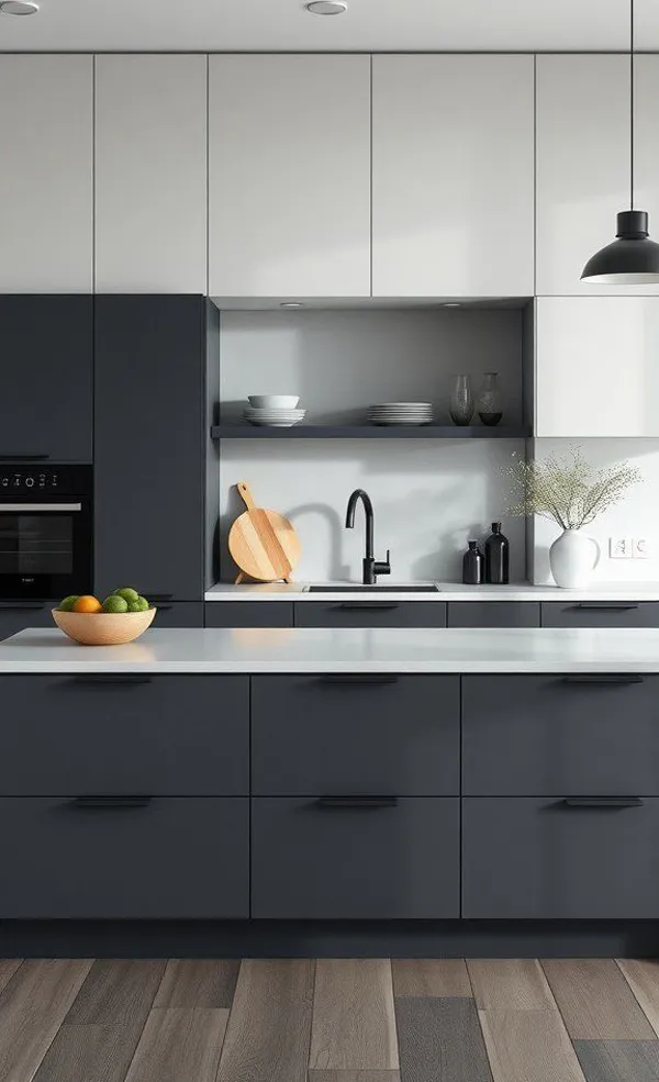 modern white grey kitchen cabinets diakoland photo 13