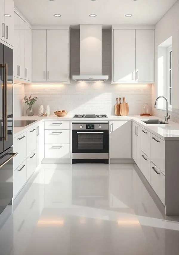 modern white grey kitchen cabinets diakoland photo 19
