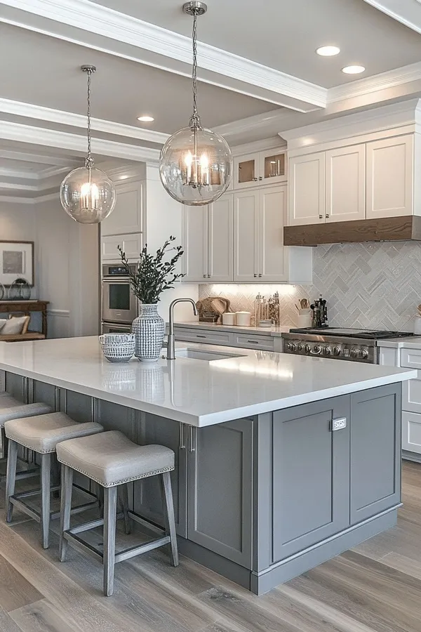 modern white grey kitchen cabinets diakoland photo 23
