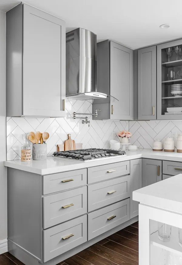 modern white grey kitchen cabinets diakoland photo 30
