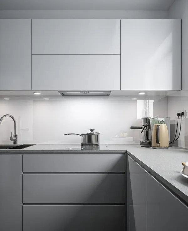 modern white grey kitchen cabinets diakoland photo 36