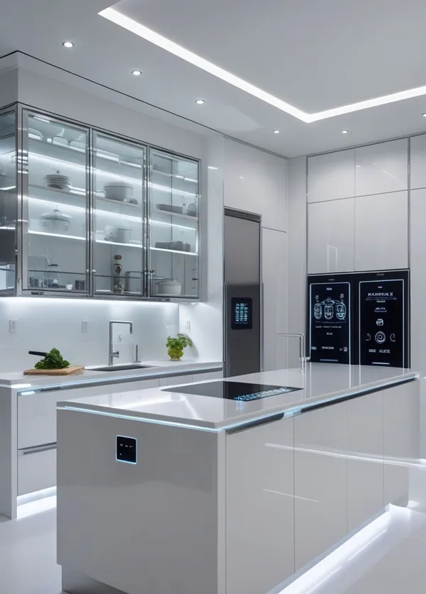 40 مدل رنگ کابینت های گلاس جدید | ترکیبهای جذاب برای آشپزخانه! 32 rang cabinet high gloss diakoland photo 23