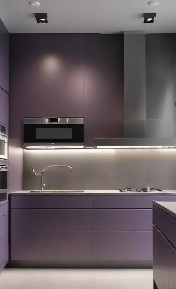 40 مدل رنگ کابینت های گلاس جدید | ترکیبهای جذاب برای آشپزخانه! 41 rang cabinet high gloss diakoland photo 32