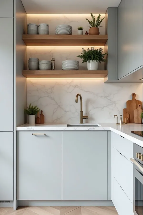 simple stylish kitchen decor diakoland photo 10