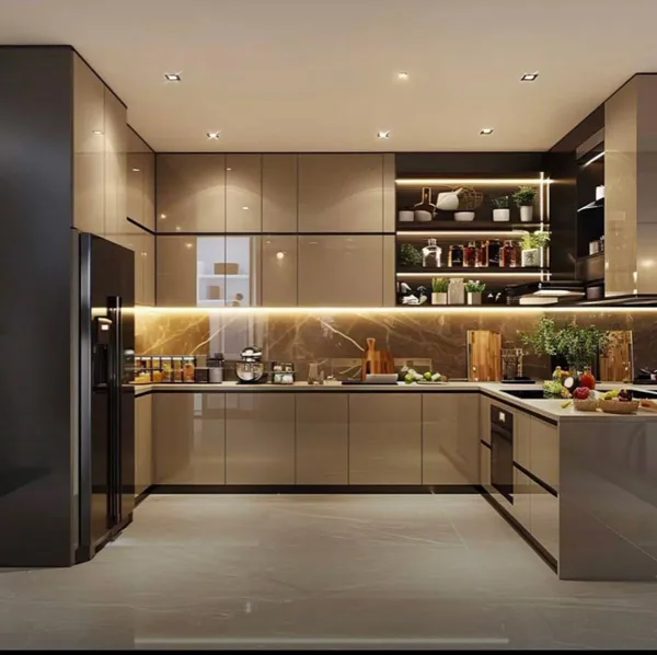 35 مدل کابینت پله ای شیک؛ ایدهای مدرن برای آشپزخانههای امروزی! 12 step cabinet diakoland photo 8