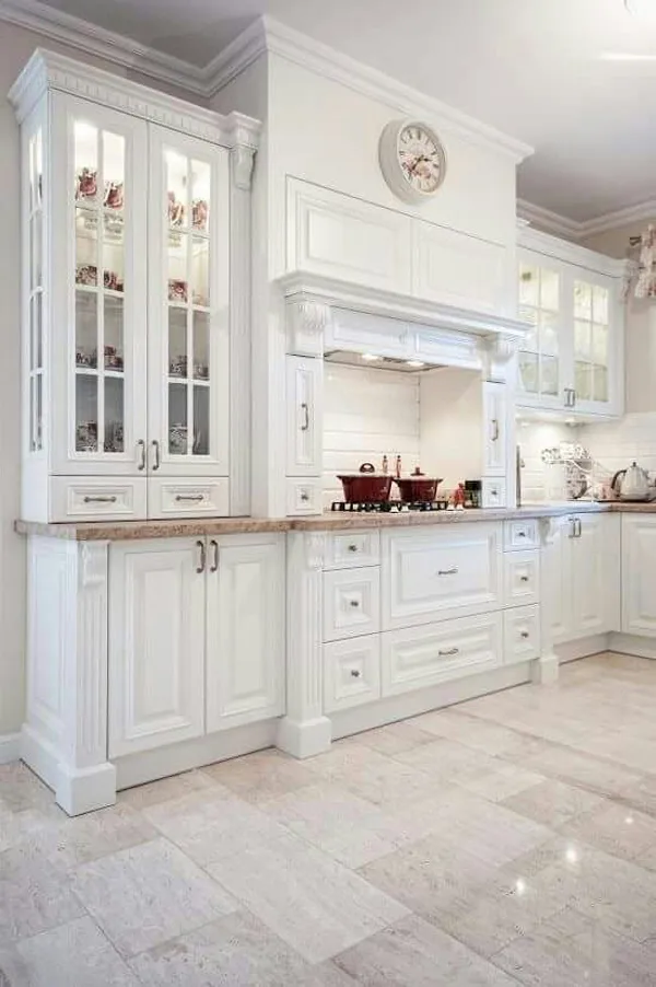 white neoclassic kitchen cabinet diakoland photo 20