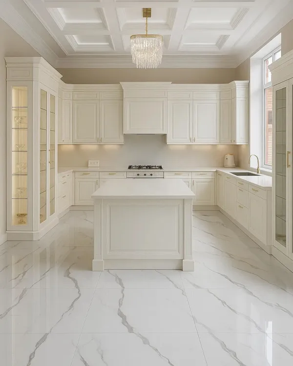 white neoclassic kitchen cabinet diakoland photo 8