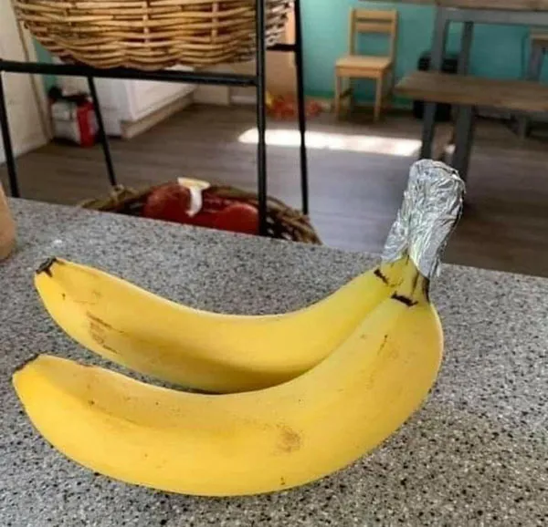 Banana storage trick 3