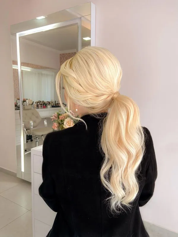 ببین رنگ مو بور 2025 چطور چهرهت رو لطیفتر و چشمگیرتر میکنه ! 25 Blonde hair color 22
