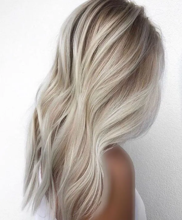 ببین رنگ مو بور 2025 چطور چهرهت رو لطیفتر و چشمگیرتر میکنه ! 29 Blonde hair color 26
