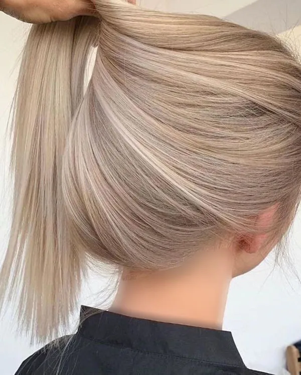 ببین رنگ مو بور 2025 چطور چهرهت رو لطیفتر و چشمگیرتر میکنه ! 6 Blonde hair color 4
