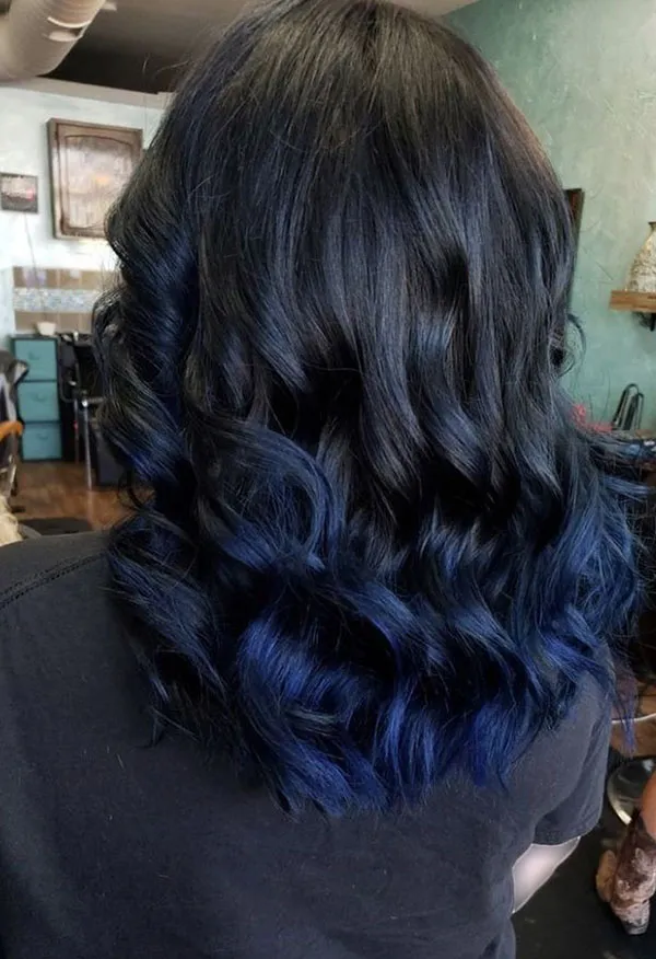 Blue hair highlights 17