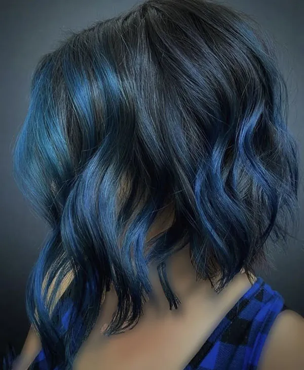 Blue hair highlights 22