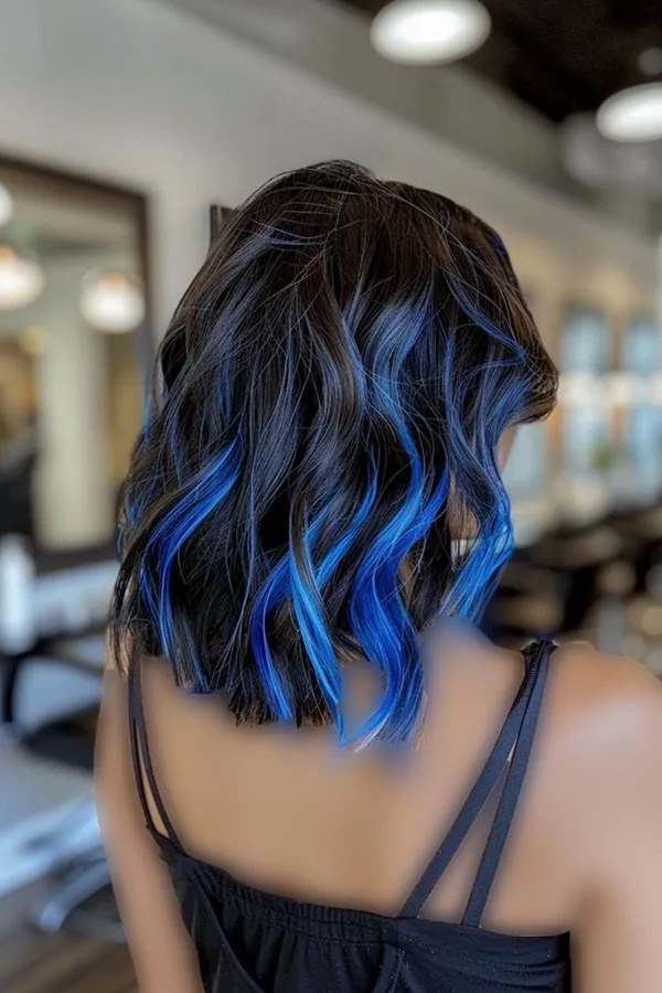 Blue hair highlights 24