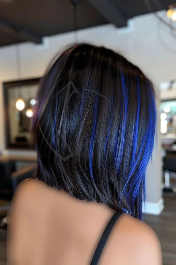 Blue hair highlights 29