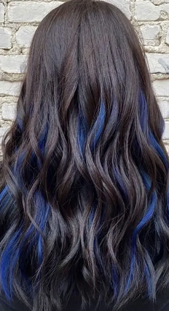 Blue hair highlights 30