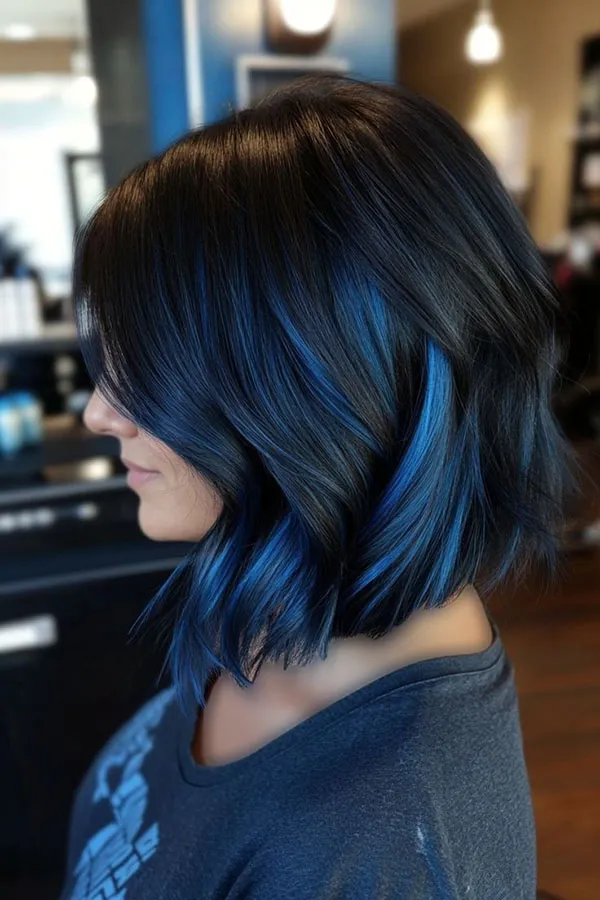 Blue hair highlights 33