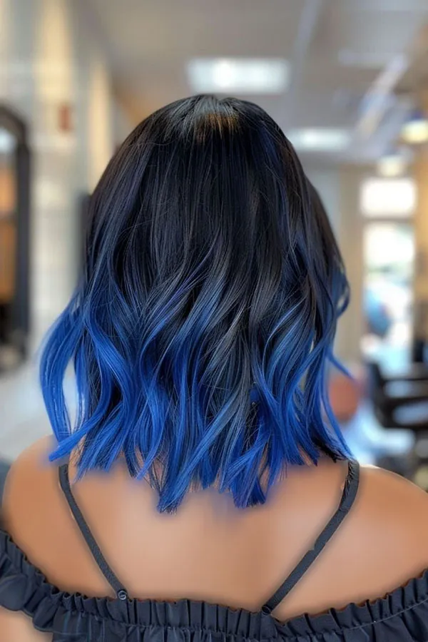Blue hair highlights 5