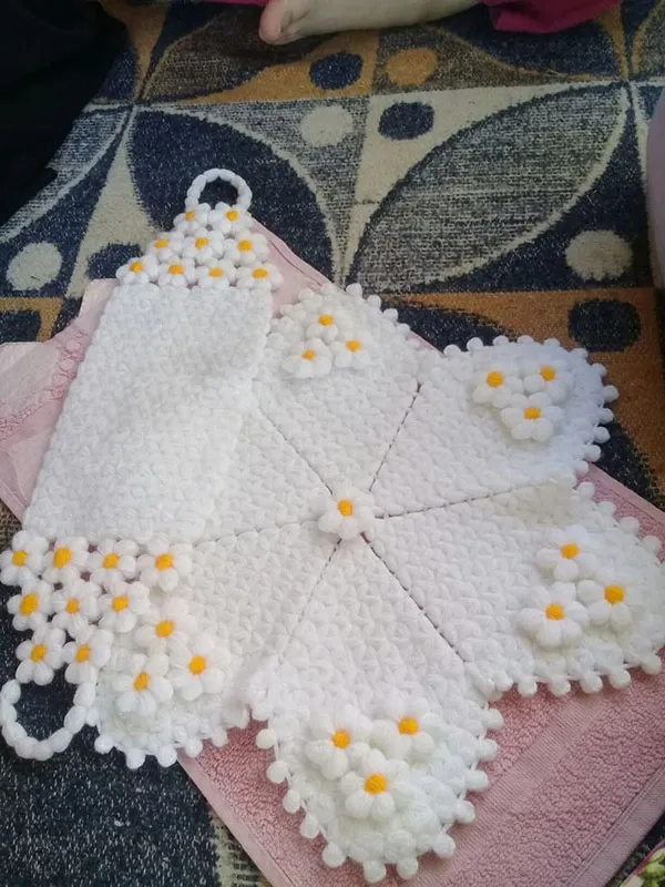 Bridal veil weaving tutorial 11