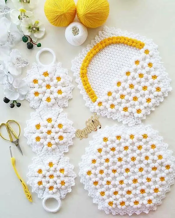 Bridal veil weaving tutorial 2