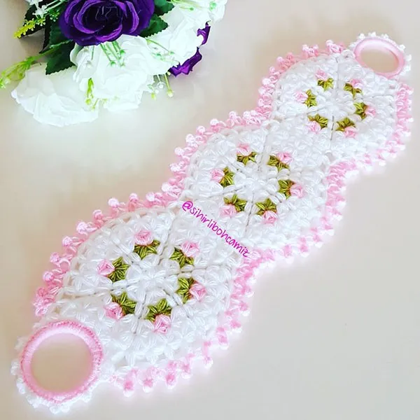 Bridal veil weaving tutorial 3