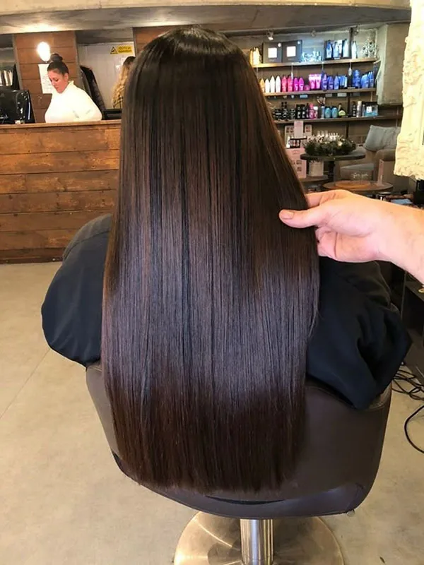 30 مدل رنگ مو قهوه ای سوخته؛ رنگی که تو رو خاص، آرام و جذاب نشون میده! 17 Burnt brown hair color 13
