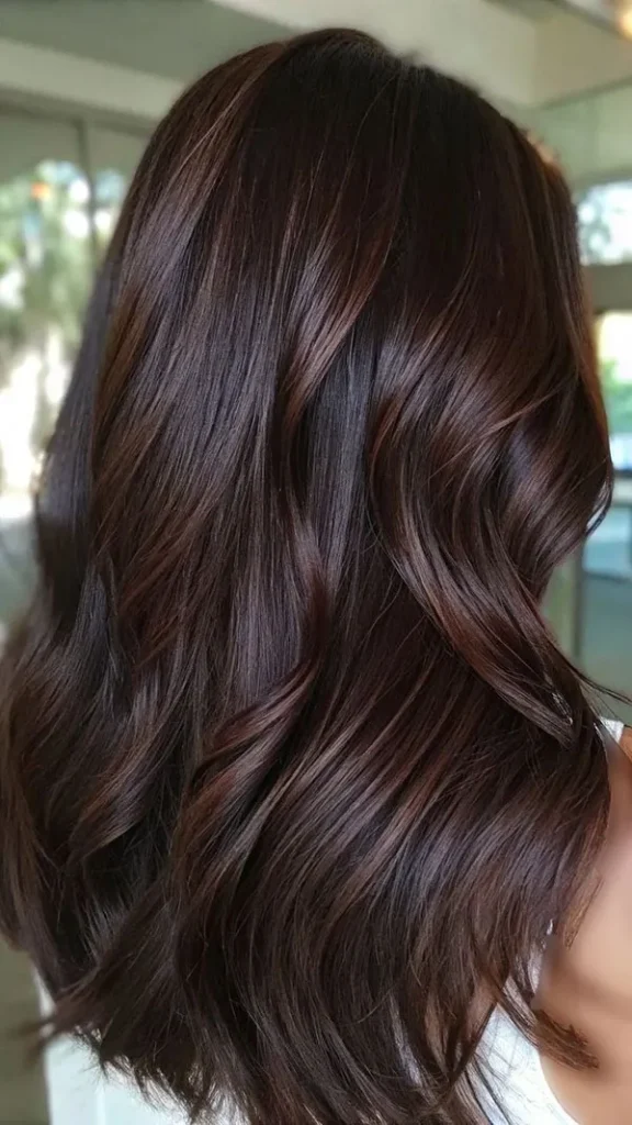30 مدل رنگ مو قهوه ای سوخته؛ رنگی که تو رو خاص، آرام و جذاب نشون میده! 22 Burnt brown hair color 15