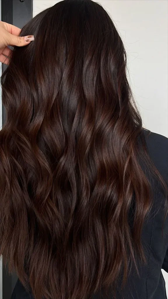 30 مدل رنگ مو قهوه ای سوخته؛ رنگی که تو رو خاص، آرام و جذاب نشون میده! 14 Burnt brown hair color 8
