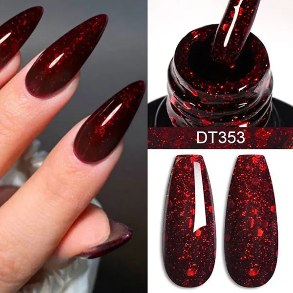 Crimson Shine Nail Design 14