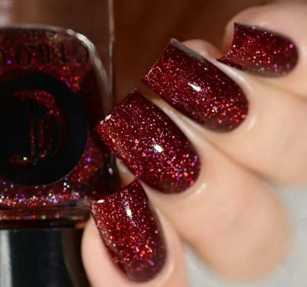 Crimson Shine Nail Design 17