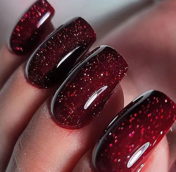 Crimson Shine Nail Design 22