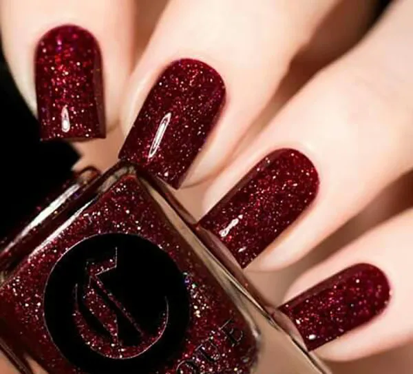Crimson Shine Nail Design 23