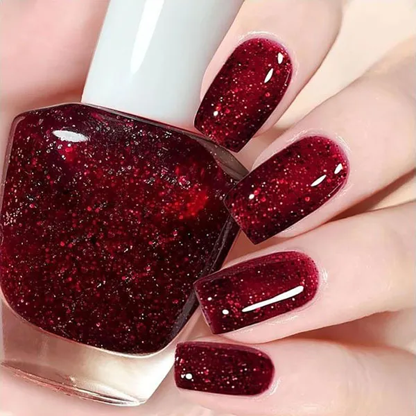 Crimson Shine Nail Design 29