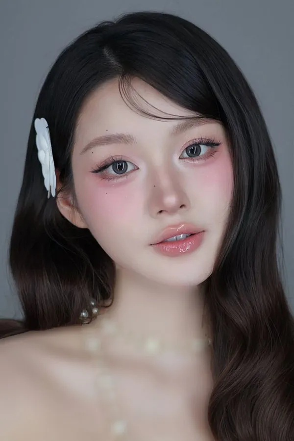 مدل میکاپ کره ای کیوت 2025 ؛ لطیف و بامزه مثل خودشون 💕 18 Cute Korean makeup model 14