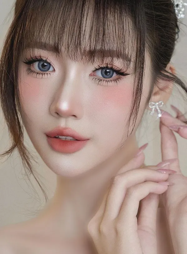 مدل میکاپ کره ای کیوت 2025 ؛ لطیف و بامزه مثل خودشون 💕 21 Cute Korean makeup model 15