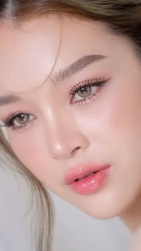 مدل میکاپ کره ای کیوت 2025 ؛ لطیف و بامزه مثل خودشون 💕 12 Cute Korean makeup model 7